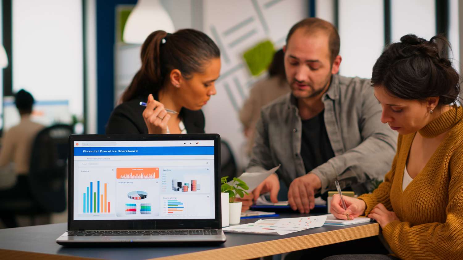 Small Business Digital Marketing Consultant guiding a business strategy